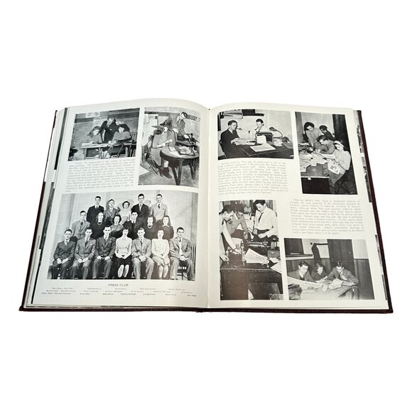 Queens University Tricolor Yearbook 1945 Book Annual Kingston Ontario Canada - Picture 9 of 14